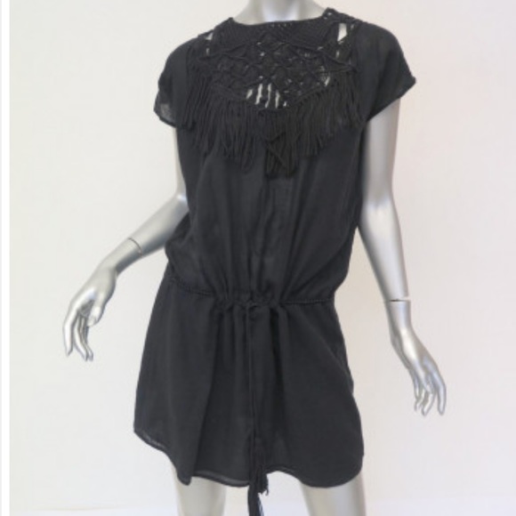 Ulla Johnson Dresses & Skirts - ULLA JOHNSON Macrame, Fringe loose mini dress.